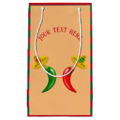 死んだメキシコのチリカスタムの日 スモールペーパーバッグ (正面)