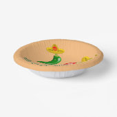 死んだメキシコのチリカスタムの日 ペーパーボウル (傾斜あり)