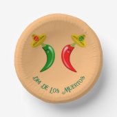 死んだメキシコのチリカスタムの日 ペーパーボウル (正面)