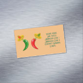 死んだメキシコのチリカスタムの日 マグネット名刺 (インサイチュ)