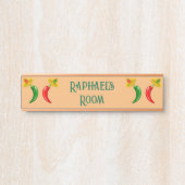 死んだメキシコのチリ名前をカスタムする サインプレート (正面)