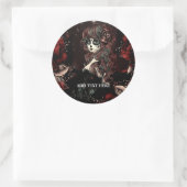 死んだメキシコの女の子の誕生日パーティーの日の好意 ラウンドシール (バッグ)