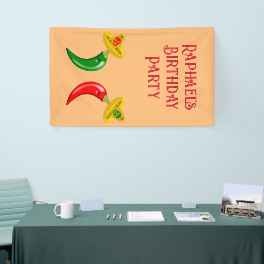 死んだメキシコの子供の日カスタム誕生日 横断幕 (トレードショー)