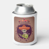 死んだメキシコの骨格砂糖スカル愛好家の日 缶クーラー (缶正面)