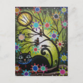 死んだメキシコ人の黒猫のローリ・エバレット_ ポストカード (正面)