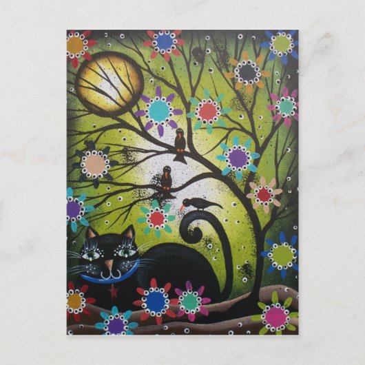 死んだメキシコ人の黒猫のローリ・エバレット_ ポストカード (正面)