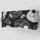 死んだモザイク芸術の黒及び白の日 ゴルフヘッドカバー (正面)