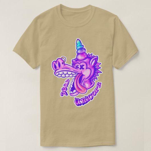死んだユニコーン Tシャツ (デザイン正面)