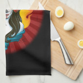 死んだラミュエルタの日 キッチンタオル (四つ折り)