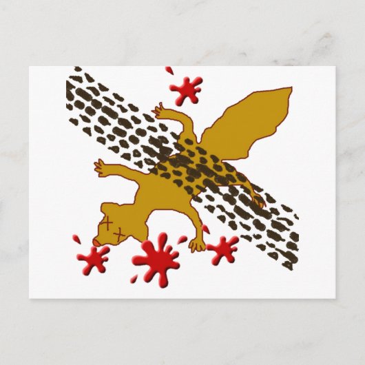 死んだリスの伯爵 ポストカード (正面)