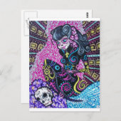 死んだレトロ ポストカード (正面/裏面)