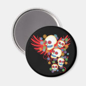 死んだ丸い磁石の日 マグネット (正面/裏面)