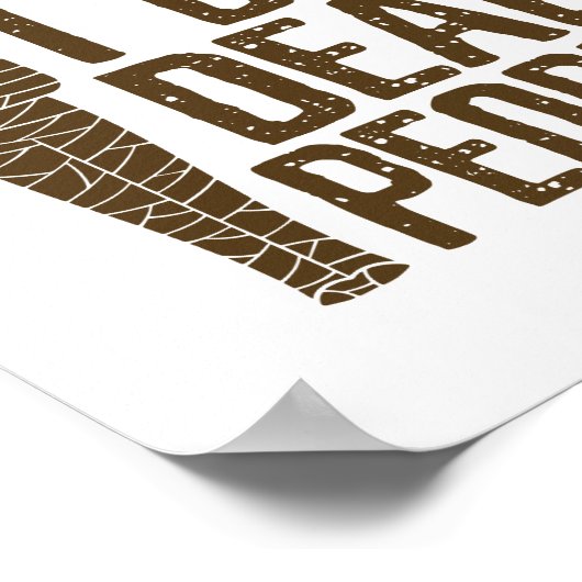 死んだ人々をミイラで掘る考古学人類学 ポスター (角)