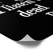 死んだ人たちの話を聞く - クリックする音楽の司会者兼教師 ポスター (角)