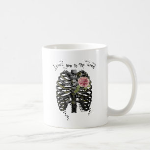 死んだ人に愛された – Gothic Rib Cage コーヒーマグカップ