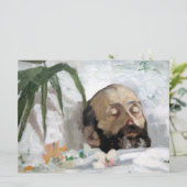 死んだ人のポートレート(死と死)(芸術) カード (スタンド正面)