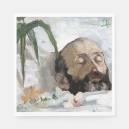 死んだ人のポートレート（死と死）（芸術） スタンダードランチョンナプキン