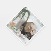 死んだ人のポートレート(死と死)(芸術) スタンダードランチョンナプキン (角)
