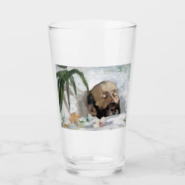 死んだ人のポートレート（死と死）（芸術） タンブラーグラス