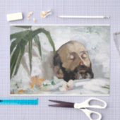 死んだ人のポートレート（死と死）（芸術） 薄葉紙 (クラフト)