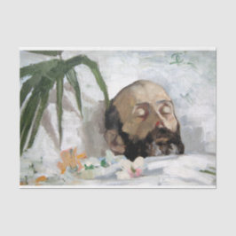 死んだ人のポートレート（死と死）（芸術） 薄葉紙