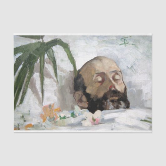 死んだ人のポートレート（死と死）（芸術） 薄葉紙 (正面)