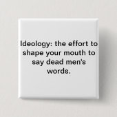 死んだ人の単語 缶バッジ (正面)