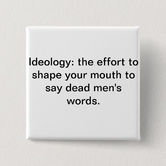 死んだ人の単語 缶バッジ (正面)