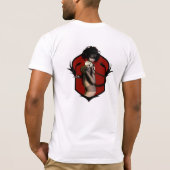 死んだ人の手の…黒いエース及び8s tシャツ (裏面)