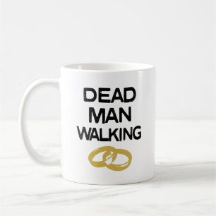 死んだ人の歩くおもしろいで婚約したな人のマグ コーヒーマグカップ