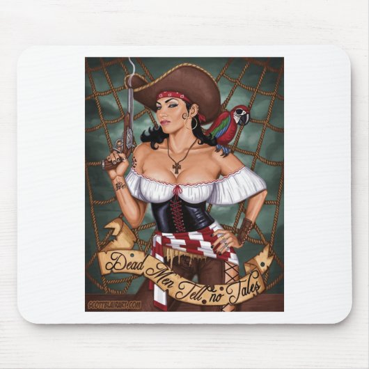 死んだ人は物語を言いません マウスパッド (正面)