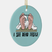 死んだ人を見る セラミックオーナメント (右)