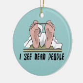 死んだ人を見る セラミックオーナメント (左)