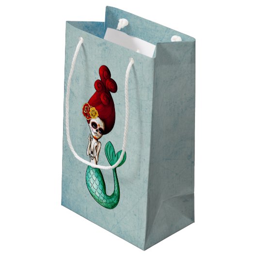 死んだ人魚の古い学校日 スモールペーパーバッグ (裏面アングル)