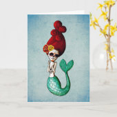 死んだ人魚の航海のな日 カード (黄色い花)