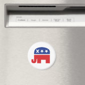 死んだ共和党の象 マグネット (インサイチュ (食洗機))