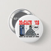 死んだ兵士ボタン 缶バッジ (正面&裏面)