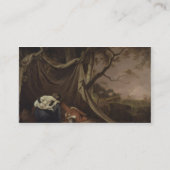 死んだ兵士、c.1789 (キャンバスの油) 名刺 (裏面)