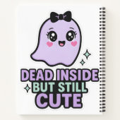死んだ内側が、まだ可愛い幽霊かわいいVibes ノートブック (裏面)