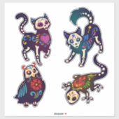 死んだ動物の日 シール (シート)