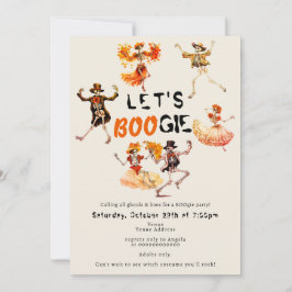 死んだ大人のハローウィンパーティのBOOGIEスケルトン日