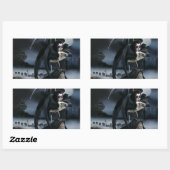 死んだ天使の日 長方形シール (シート)