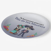 死んだ夫婦と猫の日 ペーパープレート (アングル)