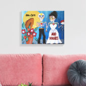 死んだ夫婦結婚の日 キャンバスプリント (インサイチュ (リビング))