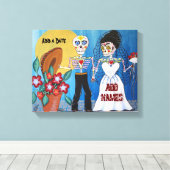 死んだ夫婦結婚の日 キャンバスプリント (インサイチュ (ウッドフロア))