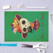 死んだ女の子のかわいいメキシコ日 薄葉紙 (クラフト)