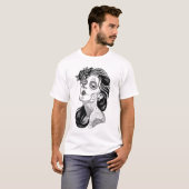 死んだ女の子の人のTシャツの日 Tシャツ (正面フル)