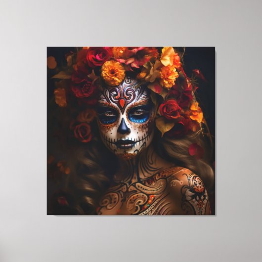 死んだ女の日 キャンバスプリント (正面)