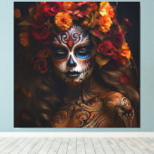 死んだ女の日 キャンバスプリント (インサイチュ (ウッドフロア))