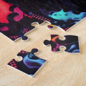 死んだ女カラフルの日 ジグソーパズル (側面)